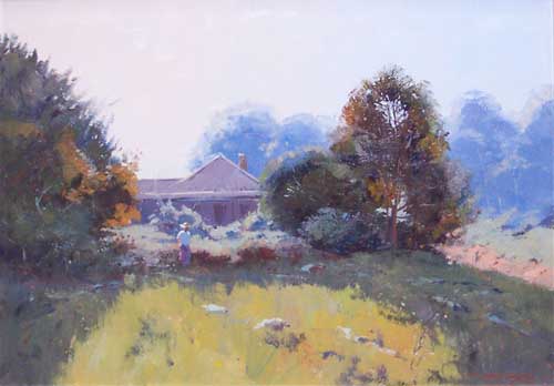 Painting Code#40692-Richard Chamerski: Morning Chores 