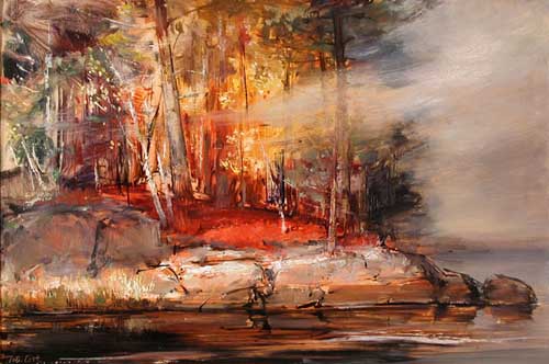 Painting Code#40737-Cook, Peter: Fog Lifting