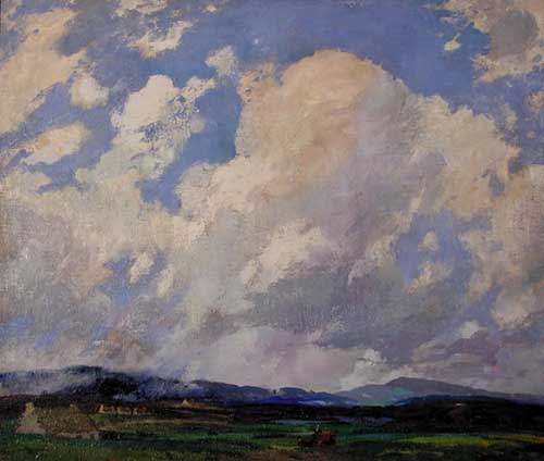 Painting Code#40739-Howard, Lucille: Lake in the Bog, County Donegal