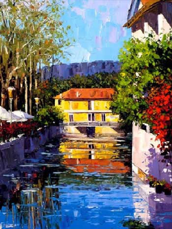 Painting Code#40764-Barbara Mccann: L'Isle-sur-la-Sorgue
