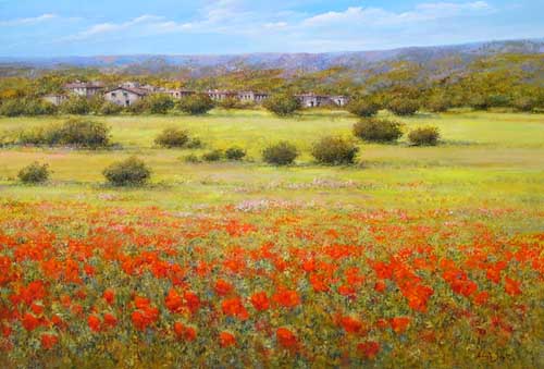 Painting Code#40768-Lucia Sarto: Tuscan Fields