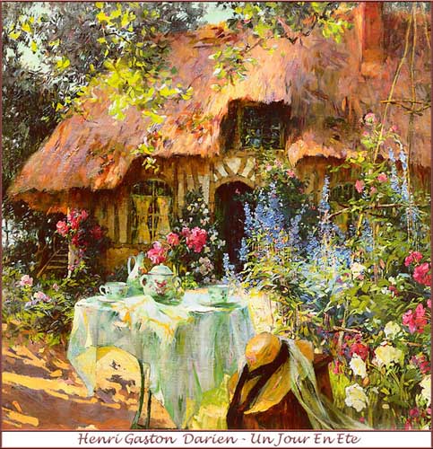 Painting Code#40784-Henri Gaston Darien: The Summer Day