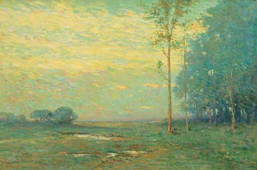 Painting Code#40828-ARTHUR HOEBER(USA): The Quiet Hour