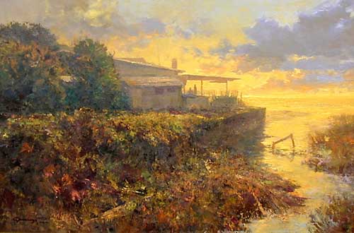 Painting Code#40869-W I L L I A M   S C O T T   J E N N I N G S: Golden Evening
