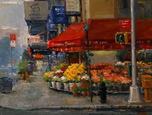 Painting Code#40928-Junn Roca: 62nd &amp; Lexington
