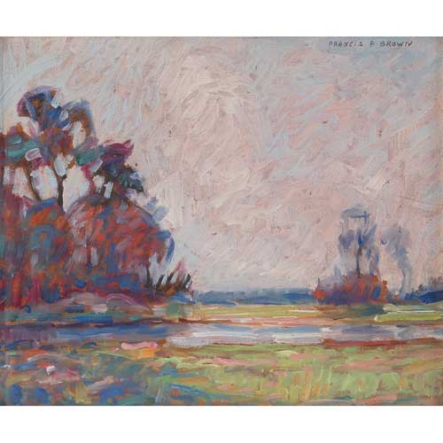 Painting Code#40930-Francis Folcer Brown(USA): Colors of Autumn