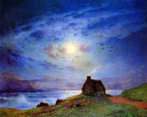 Painting Code#41091-Ferdinand du Puigaudeau - The Customs Cabin