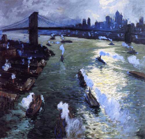 Painting Code#41110-Jonas Lie - Path of Gold