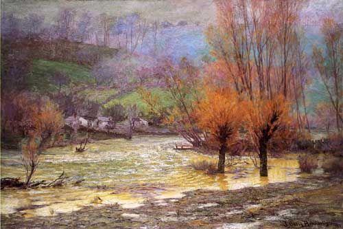 Painting Code#41117-John Ottis Adams - November Freshet