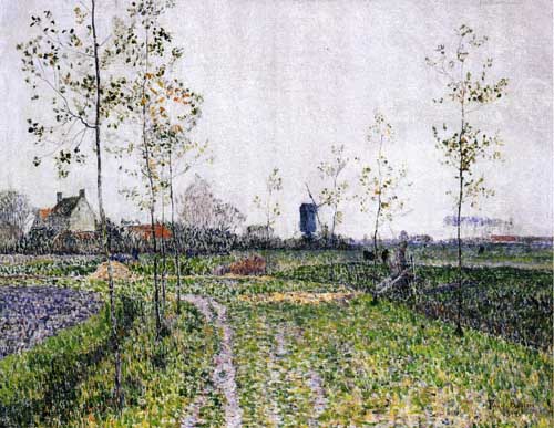 Painting Code#41187-Paul Baum - Herbstlandschaft bei Knokke