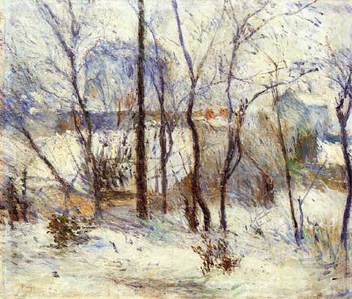 Painting Code#41269-Gauguin, Paul - Snow at Vaugirard