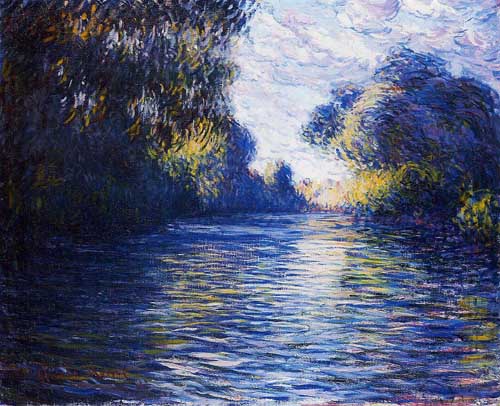 Painting Code#41362-Monet, Claude - Morning on the Seine