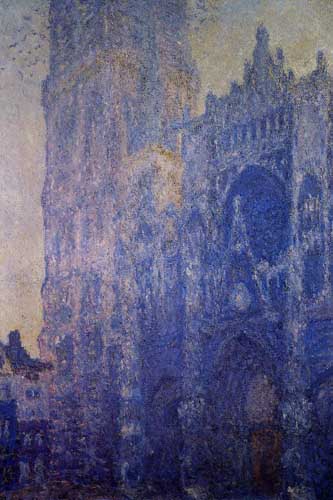 Painting Code#41398-Monet, Claude - Rouen Cathedral, the Portal and the tour d'Albane, Morning Effect