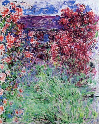 Painting Code#41422-Monet, Claude - The House among the Roses 