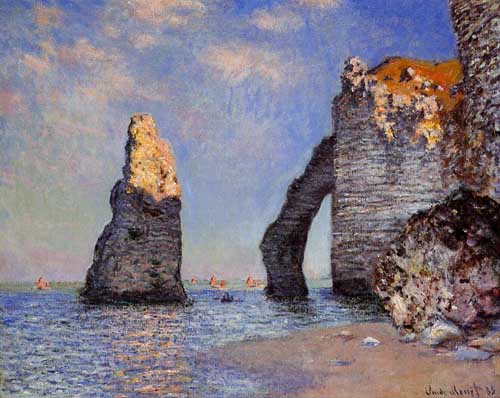 Painting Code#41457-Monet, Claude - The Rock Needle and the Porte d'Aval