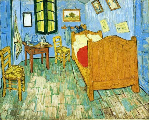 Painting Code#41633-Vincent Van Gogh - Vincent's Bedroom in Arles