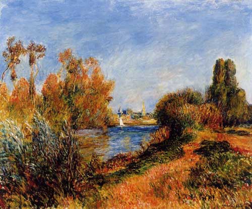 Painting Code#42083-Renoir, Pierre-Auguste - The Seine at Argenteuil