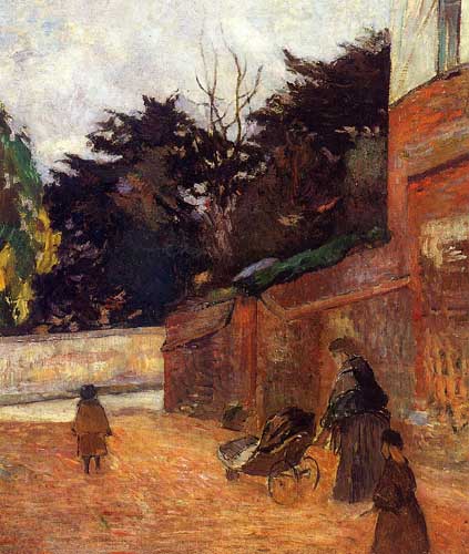 Painting Code#42198-Gauguin, Paul - The Artist's Children, Impasse Malherne
