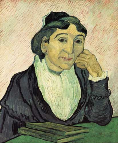 Painting Code#45074-Vincent Van Gogh - L'Arlesienne, Portrait of Madame Ginoux 