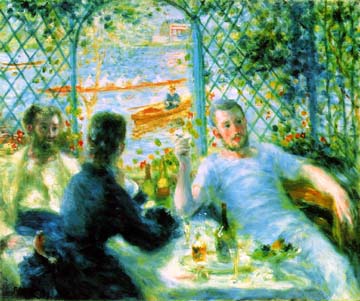Painting Code#45202-Renoir, Pierre-Auguste: The Canoeists' Luncheon