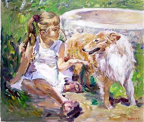 Painting Code#45246-Good Friends