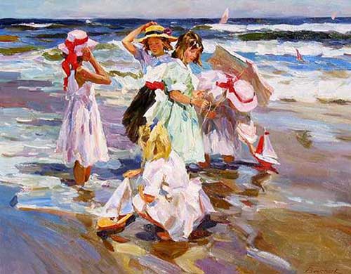 Painting Code#45255-At the Beach