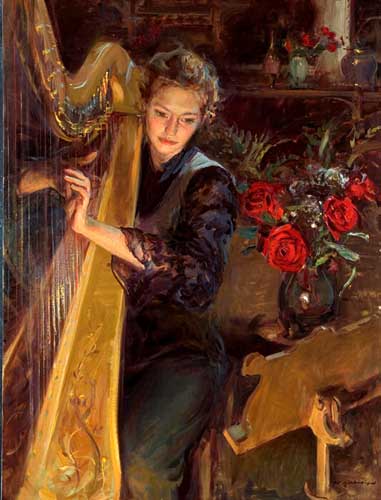 Painting Code#45271-Daniel F. Gerhartz - Leah's Song