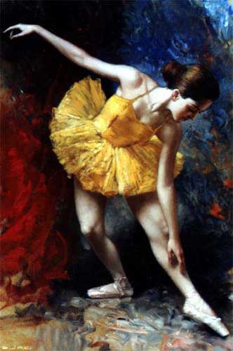 Painting Code#45282-Dancing Girl