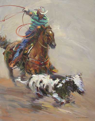 Painting Code#45289-Xiang Zhang: Not a Blur for Long