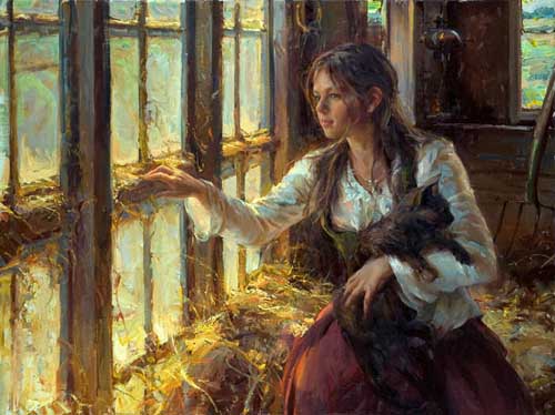 Painting Code#45292-Daniel F. Gerhartz - Warmth
