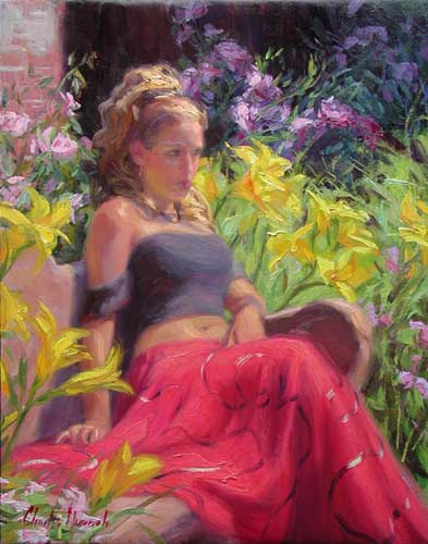 Painting Code#45419-Charles Muench: Beneath a Southern California Sun