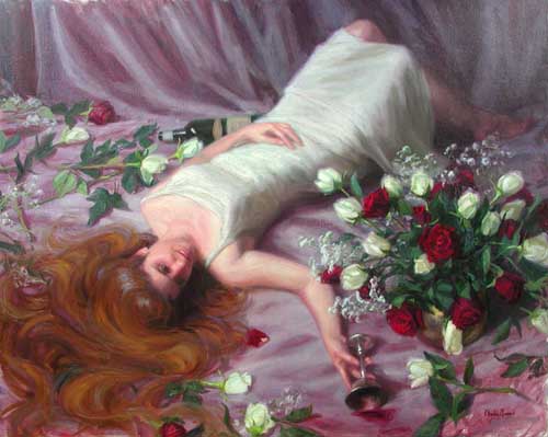 Painting Code#45429-Red Rose