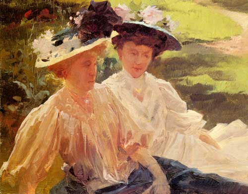 Painting Code#45444-Livemont, Privat(Belgium): A Summer Day