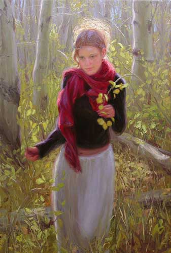 Painting Code#45460-Charles Muench: The End of Autumn