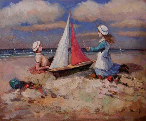 Painting Code#45543-My Little Sailboat