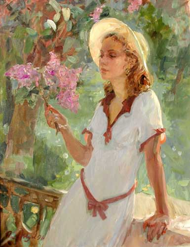 Painting Code#45635-Igor Guk(Russia): Lilac Blossoms
