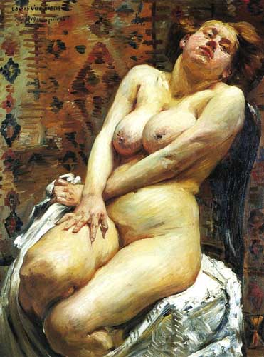 Painting Code#45701-Lovis Corinth - Nana