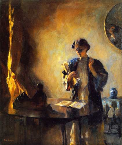 Painting Code#45740-Frank W. Benson - Interior