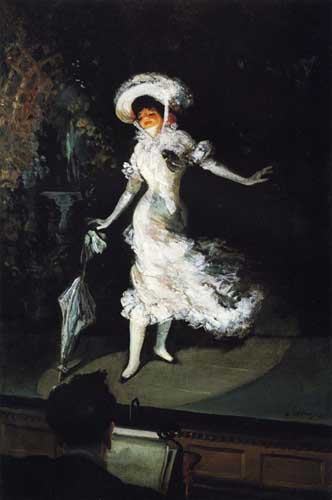 Painting Code#45761-Everett Shinn - The Singer