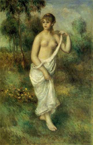 Painting Code#45875-Renoir, Pierre-Auguste - Bather