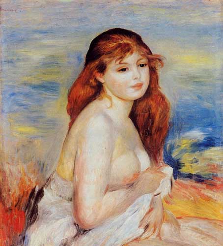 Painting Code#45876-Renoir, Pierre-Auguste - Bather