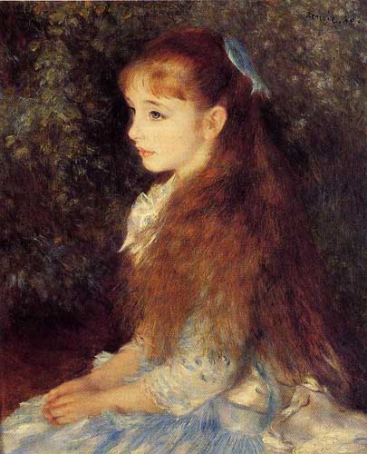 Painting Code#45917-Renoir, Pierre-Auguste - Irene Cahen d'Anvers (A.K.A. Little Irene)