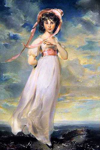 Painting Code#46195-Sir Thomas Lawrence - Pinkie