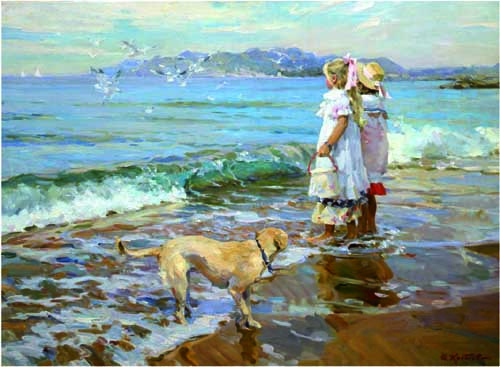 Painting Code#46260-On the Beach