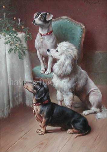 Painting Code#5043-Reichert, Carl(Austria) - All Present and Wainting