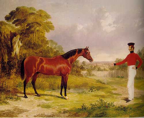 Painting Code#5140-Herring Snr, John Frederick(England): A Soldier with an Officer's Charge