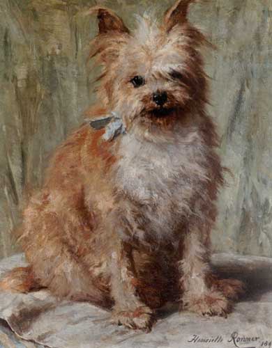 Painting Code#5174-Henriette Ronner Knip - Faithful Friend