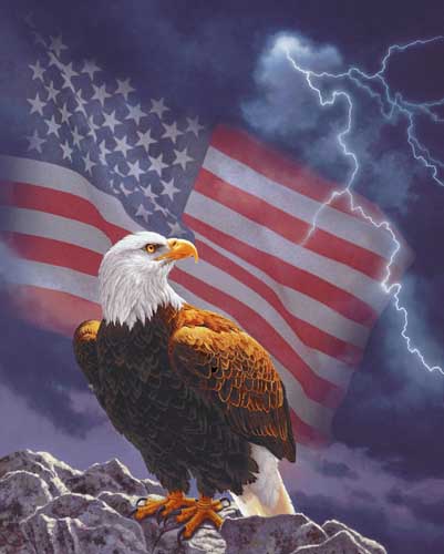 Painting Code#5191-God Bless America