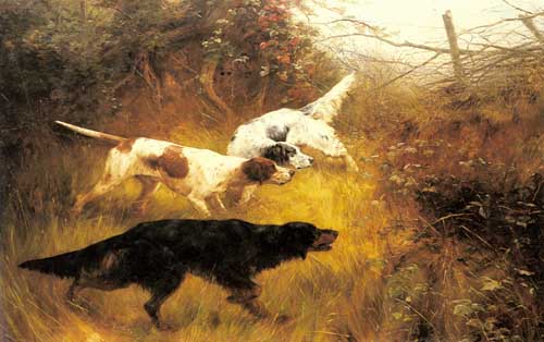 Painting Code#5247-Blinks, Thomas(UK): Three Pointers in a Landscape