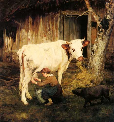 Painting Code#5382-Milking